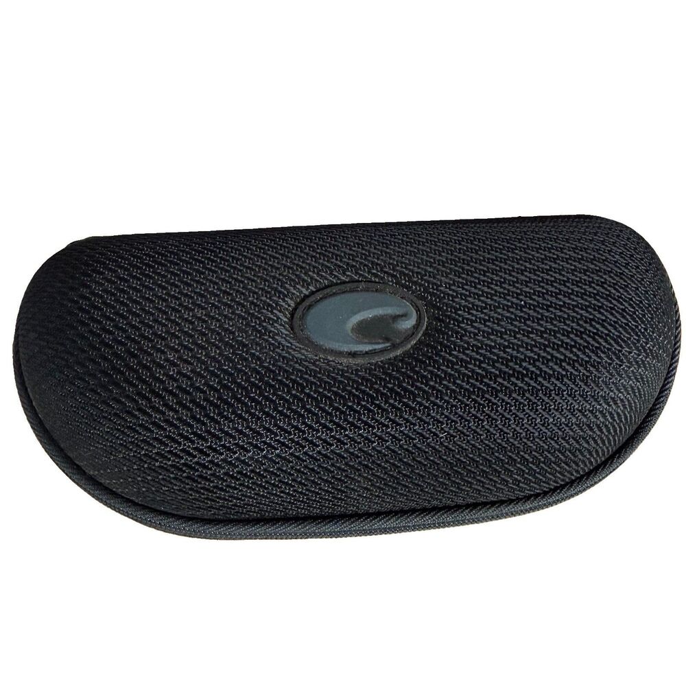Costa Del Mar Case Zippered Sunglass Hard Case Clamshell Glasses Case/Wipe Only